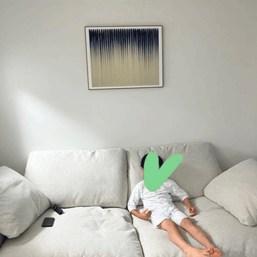 그림 하나로 집안이 따뜻한 온기가 …