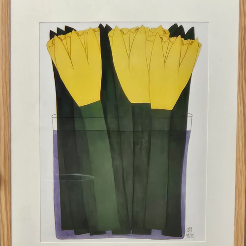 노란색 붓꽃이 너무 예쁘네요
그림…