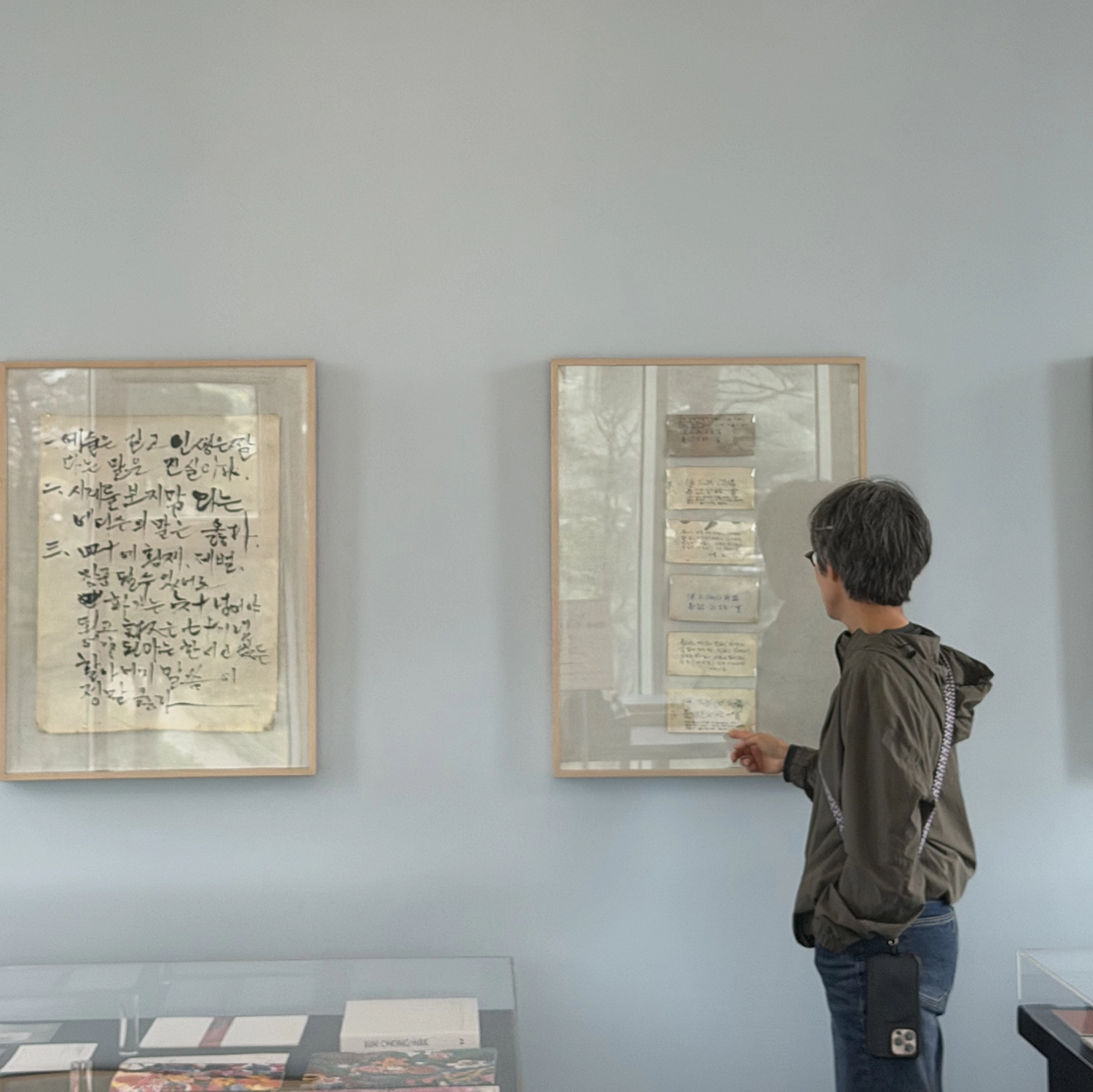 설악산책, 김종학의 편지