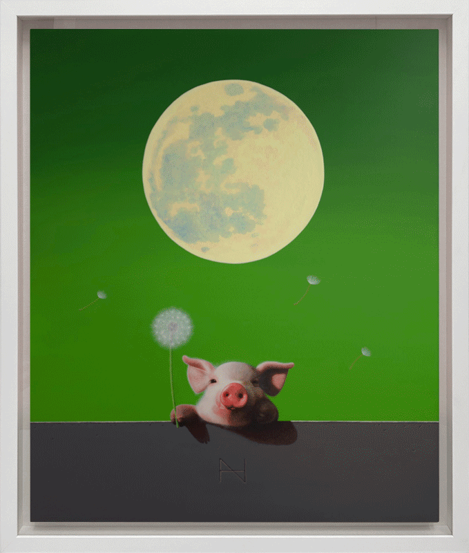 Olivia over the Wall (Full moon, G Wall)