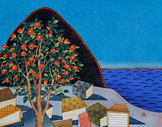 동백이 핀 남해마을Ⅱ