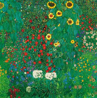 Country Garden with Sunflowers (해바라기가 있는 정원)