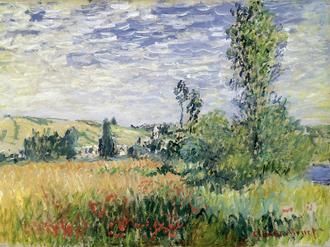 Landscape at Vetheuil, c.1880