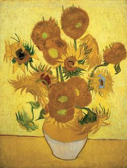 Vase of Fifteen Sunflowers, c.1888