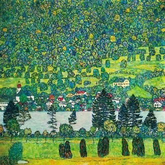 Slope in a Forest on Attersee Lake