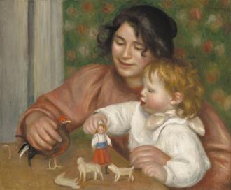 Child with Toys, Gabrielle and the Artist's Son