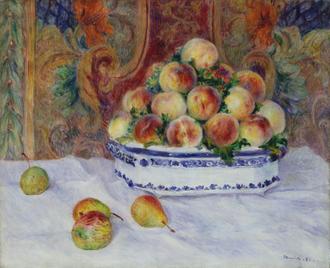 Still Life with Peaches