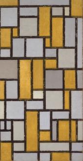 Composition with Gray and Light Brown, 1918