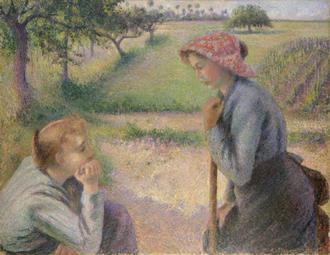 Two Young Peasant Women