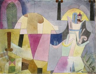 Black Columns in a Landscape, 1919