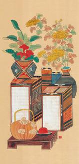 책걸이 (유리대접)