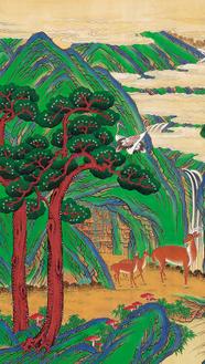 십장생도 10폭 4