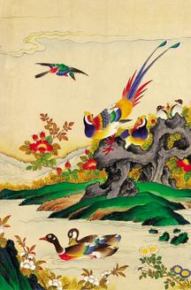 화조도일지병 3