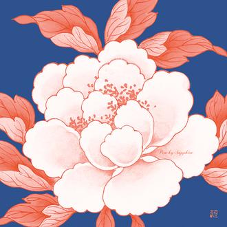 Candy Peony Series 3 Peachy Sapphire