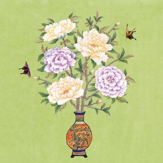 WHHACHHO 모란 초록