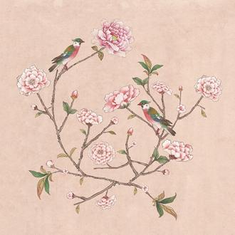 WHHACHHO 화조도 분홍