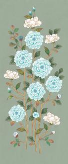 긴꽃가지 가을 카키