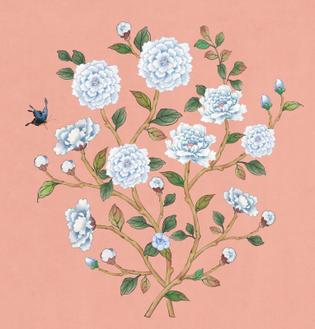 꽃가지 봄 분홍