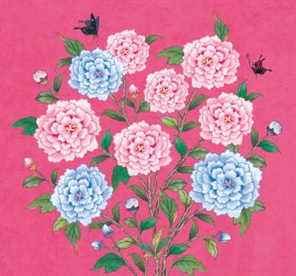 꽃가지 연분홍 (스타트업 협찬그림)