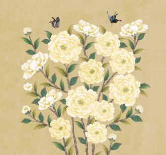 꽃가지 네츄럴 단노랑