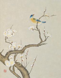 신사임당 (화조도 12폭 매화와 새)