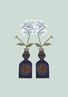 작은 사랑꽃 파랑