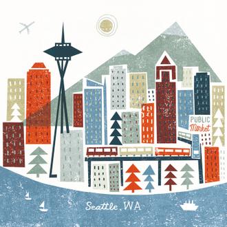 Colorful Seattle (부부의세계 협찬그림)