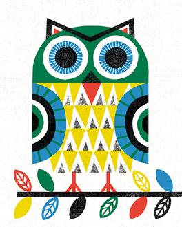 Folk Lodge Owl