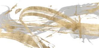 Gold & Grey I