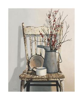 Watering Can on Chair