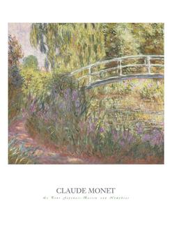 Le pont japonais-bassin aux nympheas