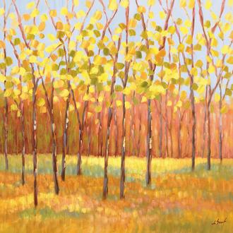 Yellow and Green Trees (center)