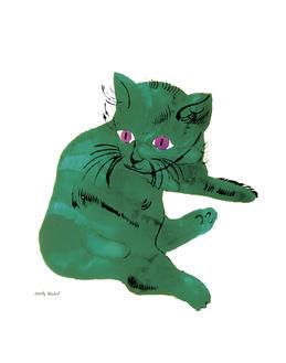 Cat From 25 Cats Named Sam and One Blue Pussy , C. 1956 (Green Cat)