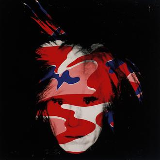 Self-Portrait, 1986 (Red, White and Blue Camo)