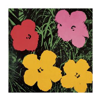 Flowers, 1964 (1 Red, 1 Pink, 2 Yellow)