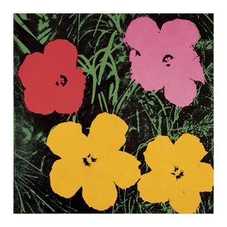 Flowers, 1964 (1 Red, 1 Pink, 2 Yellow)