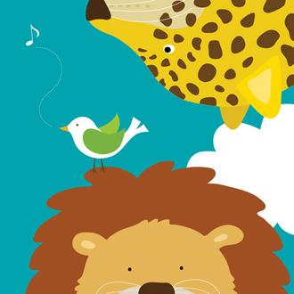 Safari Group:Leopard and Lion