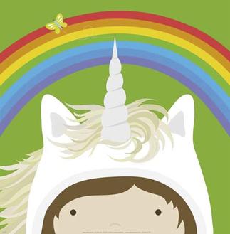 Peek-a-Boo Unicorn
