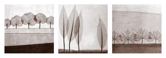 Leaf Landscape Triptych