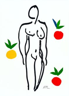 Nu aux Oranges, 1953