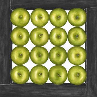 Green Apples Cubed