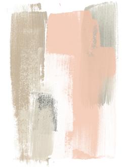 Blush Abstract VI