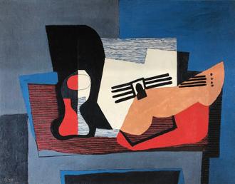Still Life with Guitar, 1921