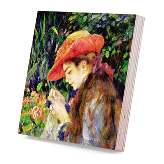 바느질하는 마리 테레즈 뒤랑 뤼엘