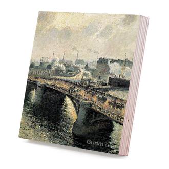 Pont Boildieu in Rouen (안개낀날, 석양이 내리는 루앙의 보일디외다리)