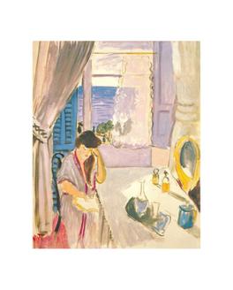 Woman Reading at a Dressing Tabel, Late 1919