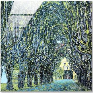 Avenue in Schloss Kammer Park (캄머성 공원의 산책로)