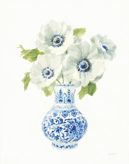 Floral Chinoiserie White I