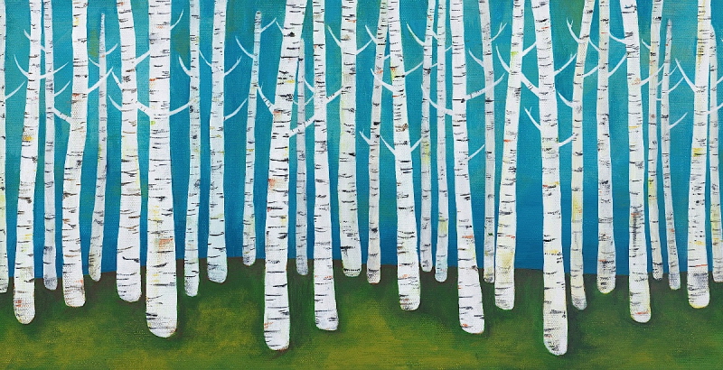 Springtime Birches