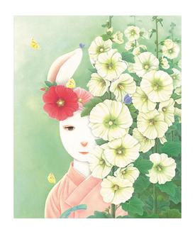 키큰 접시꽃을 보면 걸음이 멈춘다